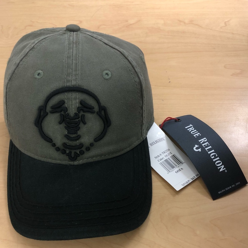 True Religion 3D Buddha Hat Adjustable